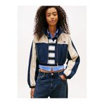 Tommy Hilfiger Tjw Naylon Şerit Detaylı Kadın Mavi Yağmurluk Dw0dw22055c1g
