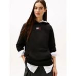 Tommy Hilfiger Tjw Rahat Kesim Parti Bayraklı Kadın Siyah Kazak DW0DW21605BDS