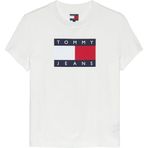Tommy Hilfiger TJW REG TJ FLAG SS TEE T-Shirts Kadın WHITE S