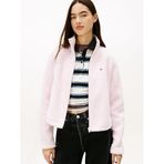 Tommy Hilfiger TJW Regular S-Flag Teddy Sweatshirt, XS, DW0DW21926, Açık Pembe, kadın