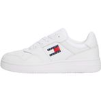 TOMMY HILFIGER TJW RETRO BASKET Kadın Spor Ayakkabı, White, 36