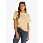 Tommy Hilfiger TJW RLX COLOR VARSITY TEE Kadın T-shirt, Sarı, XS
