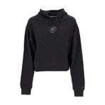 Tommy Hilfiger TJW RLX CRP HEART HOODIE Sweatshirt, M, DW0DW21408, Siyah, kadın