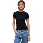 Tommy Hilfiger TJW SLIM C-NECK TEE T-Shirts Kadın BLACK XS
