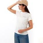 Tommy Hilfiger TJW SLIM ESS LOGO 1 SS TEE EXT T-Shirts Kadın WHITE XL