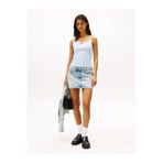 Tommy Hilfiger TJW SLIM SH POINTELL Kadın Mavi T-Shirt