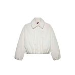 Tommy Hilfiger TJW Suni Kürk Kadın Beyaz Mont DW0DW21669YBH