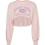 Tommy Hilfiger TJW ULTR CRP TJ ATH Crew Pembe Kadın Sweatshirt