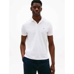 TOMMY HILFIGER TOMMY HILFIGER Erkek Marka Logolu Günlük Kullanıma Uygun Beyaz Polo Yaka T-Shirt MW0MW37309 YBR