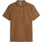 Tommy Hilfiger Tommy Hılfıger Erkek Marka Logolu Günlük Kullanıma Uygun Kahverengi Polo Yaka T-Shirt MW0MW17771 Gwp