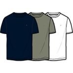 Tommy Hilfiger Tommy Hılfıger Erkek Marka Logolu Günlük Kullanıma Uygun Lacivert- Gri- Beyaz T-Shirt UM0UM03870 0sk - Lacivert - Gri - Beyaz