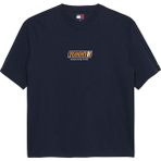 Tommy Hilfiger Tommy Hılfıger Erkek Marka Logolu Günlük Kullanıma Uygun Lacivert T-Shirt DM0DM22546 C1G - XL