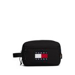 TOMMY HILFIGER TOMMY HILFIGER Erkek Marka Logolu Günlük Kullanıma Uygun Siyah El Çantası AM0AM13858 BDS