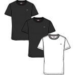Tommy Hilfiger Tommy Hılfıger Erkek Marka Logolu Pamuklu Günlük Kullanıma Uygun Çok Renkli T-Shirt DM0DM21579 06M - XL