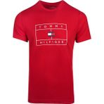 Tommy Hilfiger Tommy Hılfıger Erkek T-Shırt 09T4511-600 - Kırmızı