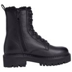 TOMMY HILFIGER TOMMY HILFIGER Kadın Marka Logo Detaylı Kalın Tabanlı Full Bağcıklı Şık Görünümlü Günlük Kullanıma Uygun Siyah Bot & Bootie EN0EN02906 BDS