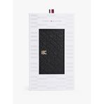 TOMMY HILFIGER TOMMY HILFIGER Kadın Marka Logolu Şık Tasarımlı Kart Bölmeli Kağıt Para Bölmeli Siyah Cüzdan AW0AW18036 BDS