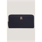 Tommy Hilfiger Tommy Hilfigerr Büyük Fermuarlı Geri Dönüşümlü Cüzdan - Mavi