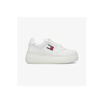 Tommy Hilfiger Tommy Jeans Retro Basket Platform Kadın Beyaz Spor Ayakkabı