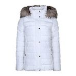 Tommy Hilfiger TW2MP104-WHT Beyaz Kadın Mont