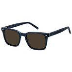 Tommy Hilfiger Unisex güneş gözlükleri, Pjp/70 Mavi, 53