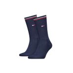 Tommy Hilfiger Unisex Sportsocken, 2'Li Paket - Unı Iconic Çorap, Tenis Çorap