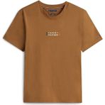 Tommy Hilfiger Vans Brand Love Small Center Tee Erkek Kahverengi T-Shirt - MW0MW41453 - XL