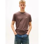 Tommy Hilfiger Vans Tjm Reg Badge Tee Ext Erkek Kahverengi T-Shirt - DM0DM22667