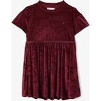 Tommy Hilfiger Velour Çocuk Bordo Elbise - 14 Yaş