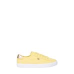 Tommy Hilfiger VULC CANVAS LACE UP SNEAK Sarı Kadın Sneaker