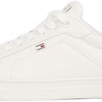 Tommy Hilfiger WOMENS ICON COURT SNEAKER FLAG Kadın Spor Ayakkabı, Sarı, 39