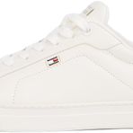 Tommy Hilfiger WOMENS ICON COURT SNEAKER FLAG Kadın Spor Ayakkabı, Sarı, 40