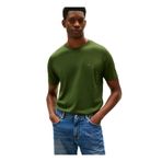 Tommy Hilfiger Yeşil T-Shirt ESS Seasonal Reg Fit, M, MW0MW39995L01, Green, Erkek