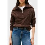 Tommy Hilfiger Yün Kazak, M, WW0WW46425 GV0, KAHVE, Kadın M