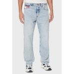Tommy Jeans % 100 Pamuk Regular Straight Normal Bel Düz Paça Jeans Erkek Kot Pantolon DM0DM21226 1A5 - Mavi - 31 / 32