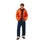 Tommy Jeans Alaska Down Puffe Mont, S, 5003296658, Turuncu, Erkek