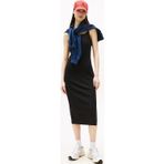 Tommy Jeans Badge Kadın Siyah Elbise DW0DW21170BDS