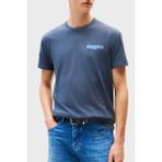Tommy Jeans Baskılı Pamuklu Regular Fit Bisiklet Yaka T Shirt Erkek T Shirt DM0DM21829 C1G - Lacivert