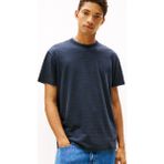 Tommy Jeans Bisiklet Yaka Baskılı Lacivert Erkek T-Shirt DM0DM22336C1G Lacivert T-Shirt - XL
