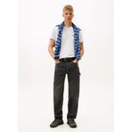 Tommy Jeans Bisiklet Yaka Baskılı T-Shirt, M, 5003340373, Gri, Erkek