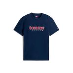 Tommy Jeans Bisiklet Yaka Baskılı T-Shirt, M, 5003340428, Lacivert, Erkek