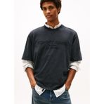 Tommy Jeans Bisiklet Yaka Baskılı T-Shirt, S, 5003340337, Siyah, Erkek