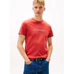 Tommy Jeans Bisiklet Yaka Baskılı T-Shirt, XL, 5003340346, Kırmızı, Erkek