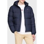 Tommy Jeans Comfort Fit Çıkarılabilir Kapüşonlu Fermuarlı Mont Erkek Mont DM0DM19786 C1G - Lacivert - 2XL
