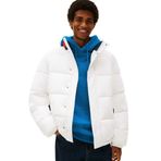 Tommy Jeans DNA Collar Puffer Mont, L, 5003296646, Beyaz, Erkek