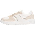 Tommy Jeans Erkek Cupsole Sneaker Pods Low Top, Haki Silt, 40 EU