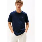 Tommy Jeans Erkek Essential V Yaka Tişört - Lacivert - 2XL
