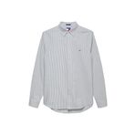Tommy Jeans Erkek Gömlek DM0DM20668 Mavi/ekru