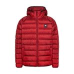 Tommy Jeans Erkek Hooded Lt Kaz Tüyü Mont Ext - Kırmızı