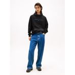 Tommy Jeans Erkek Regular Fit Kapüşonlu Sweatshirt, Siyah, L Beden